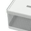 Organizador Rejilla M l Tapa Plástico Blanco