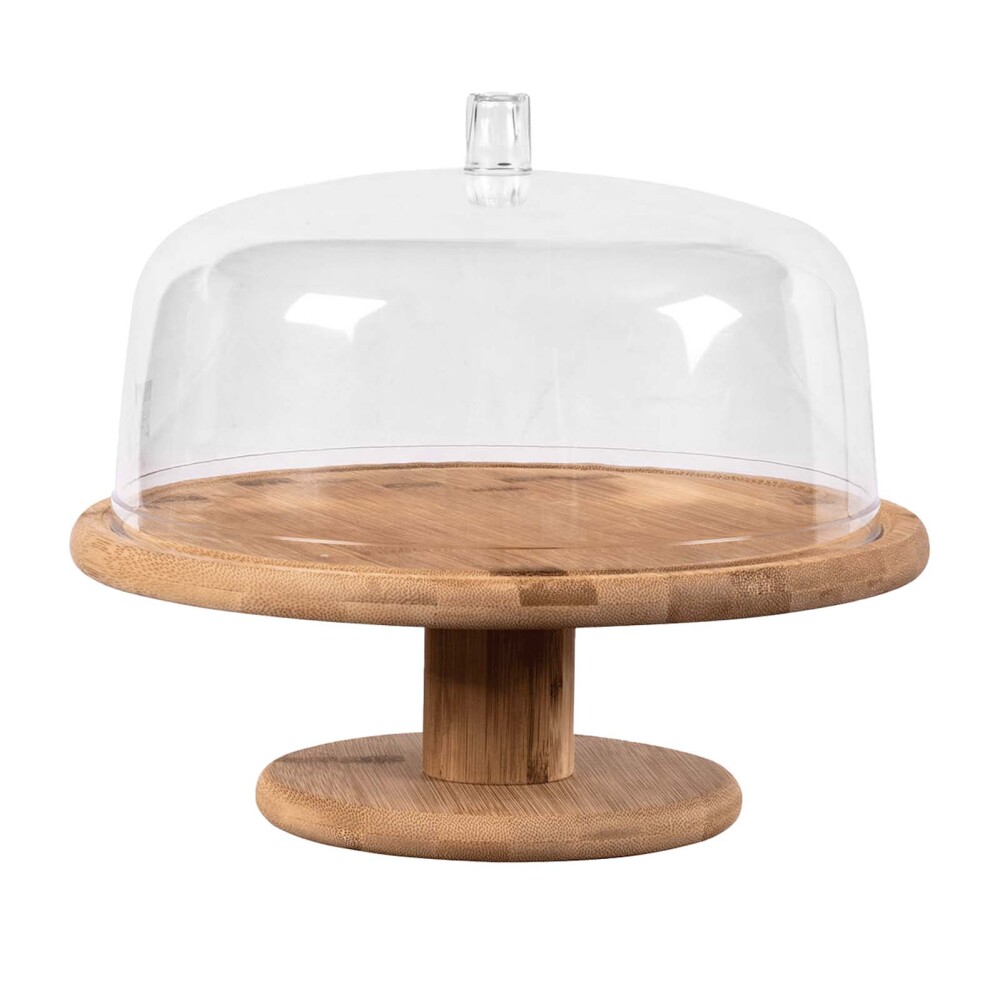 PORTA TORTA C/SOPORTE TRANSPARENTE PLÁSTICO BFB150 NT