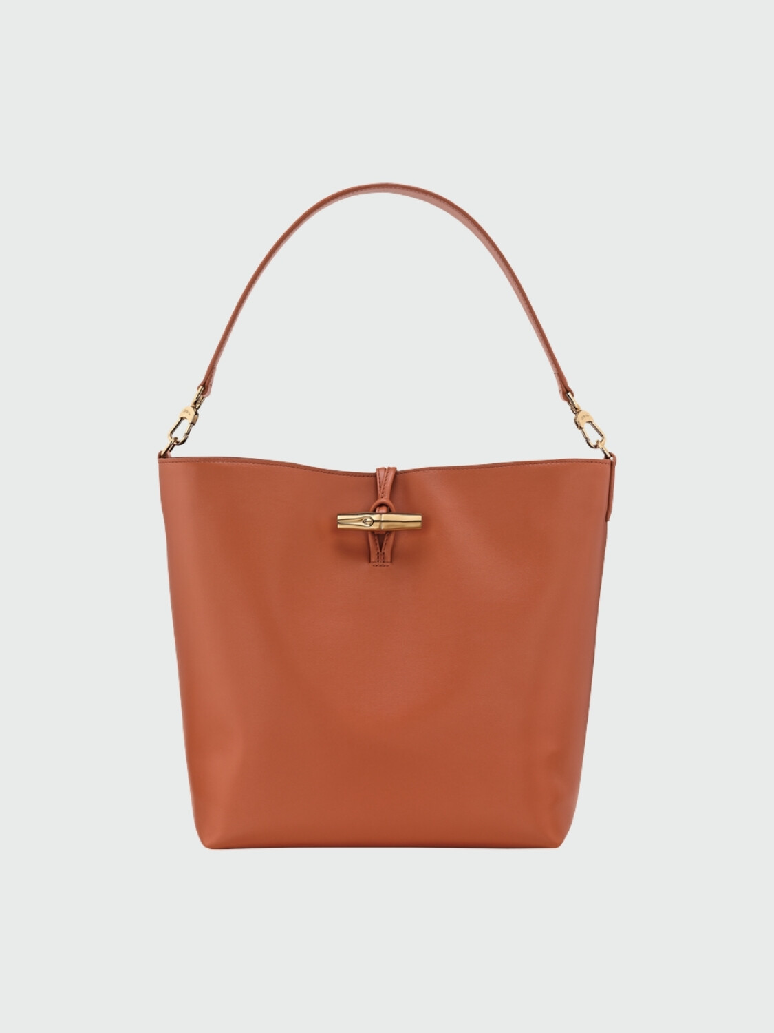 Bolso Le Roseau Sleek Hobo M Terracota