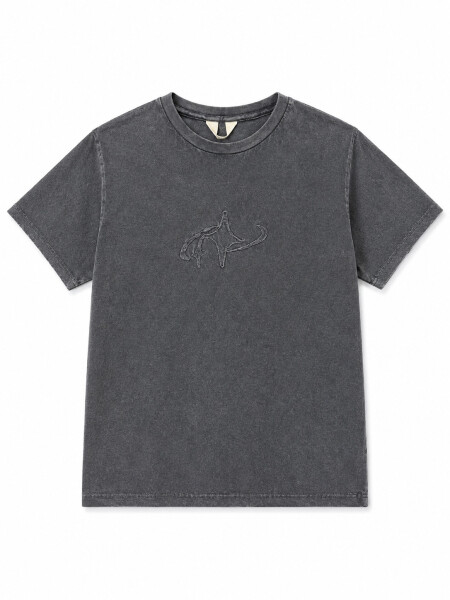 REMERA KEMENA GRIS OSCURO