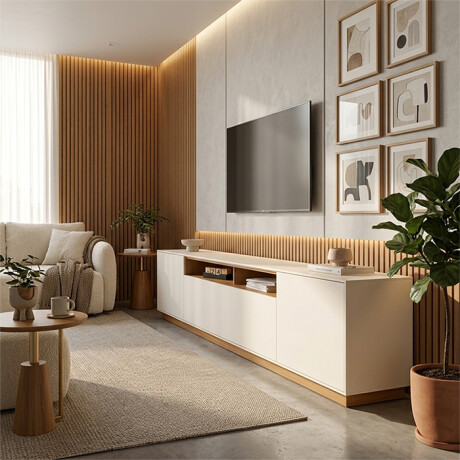 RACK APARADOR PARA TV O AUDIO 3 PUERTAS RACK APARADOR PARA TV O AUDIO 3 PUERTAS