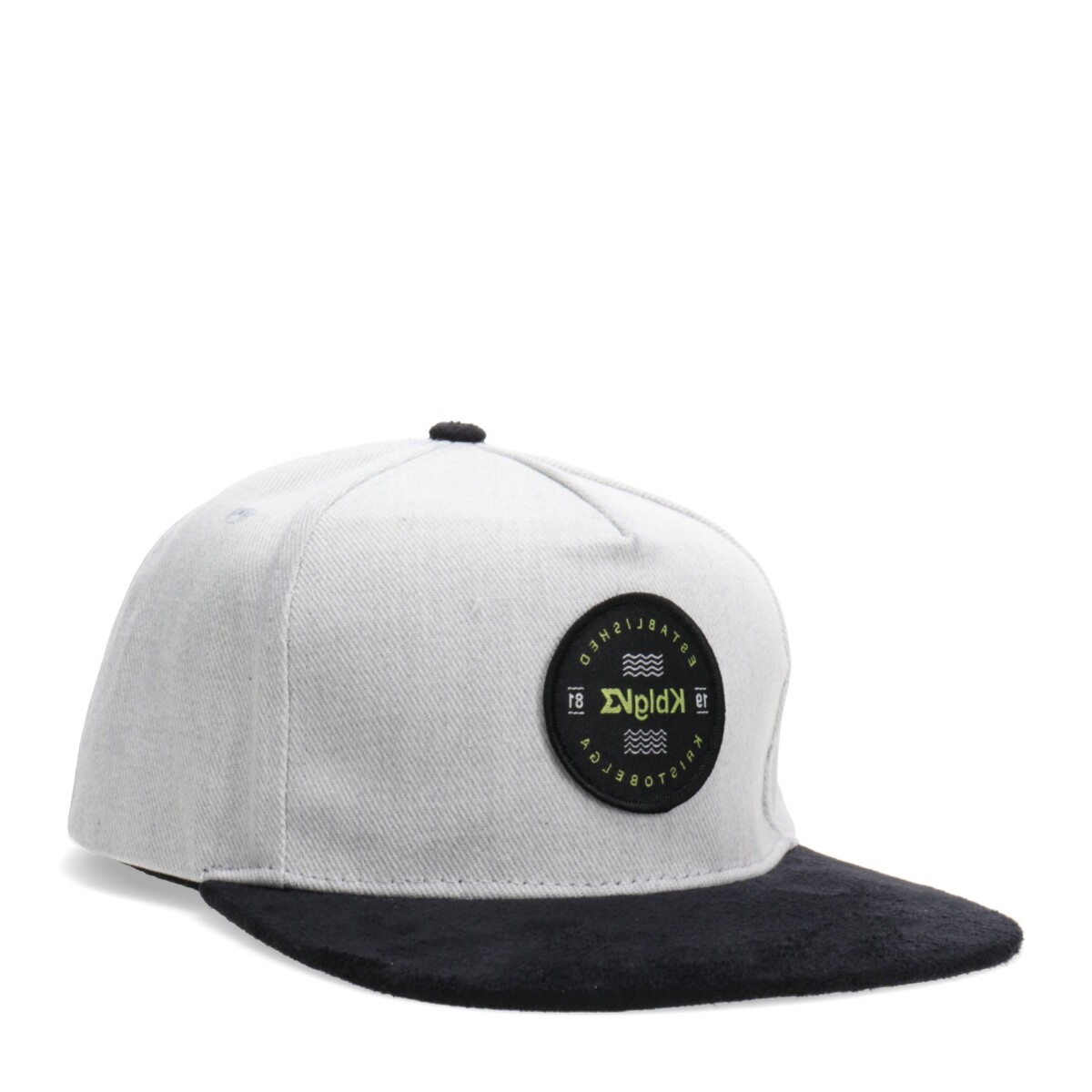 Gorro KristoBelga Visera Parche - Gris - Negro 