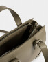 City Cartera City Con Hebillas - Verde Medio