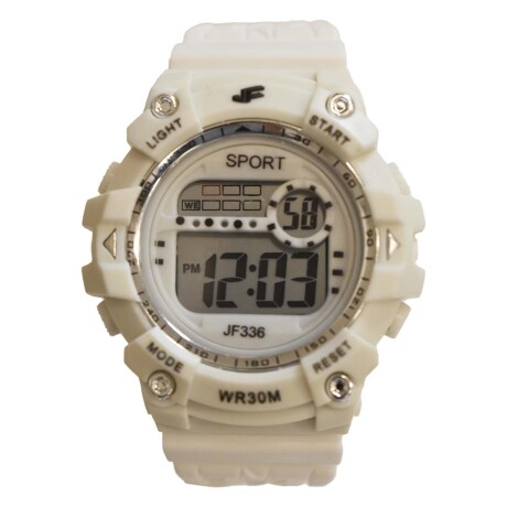Reloj Deportivo Unisex de Pulsera Waterproof Pantalla Luz Blanco