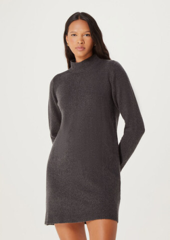 VESTIDO CURTO FEM BEIGE CLARO