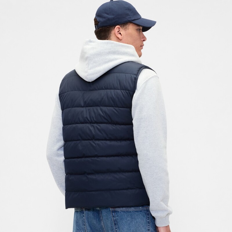 V-FRCH LOGO LTWT PUFFER VEST NEW CLASSIC NAVY
