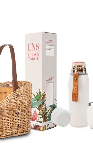 KIT MATERO LAOS BLANCO C/NATURAL