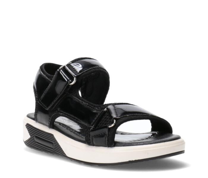 Sandalia TUNIA deportiva de charol Black