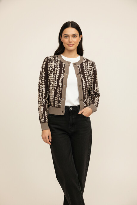Cardigan Aiquille Estampado 1