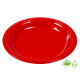 Plato Biodegradable 17cm x10Un Rojo
