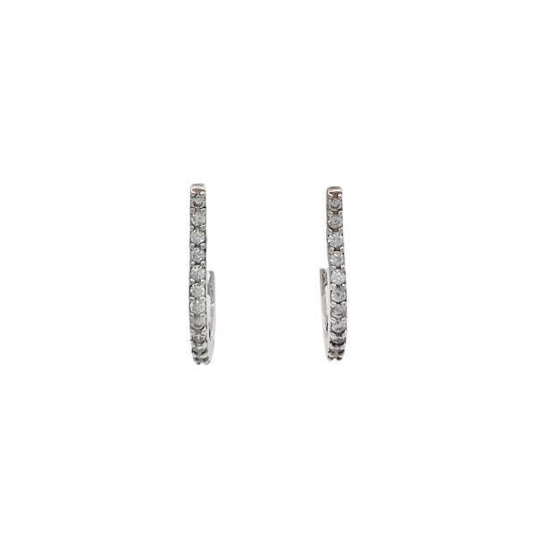 Caravanas Aro-Plata 925-Piedra zirconia-CA3019 Conpiedra