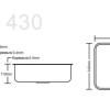 Pileta simple acero inox embutir 40x34x17 Forminox Pileta Simple Acero Inox Embutir 40x34x17 Forminox