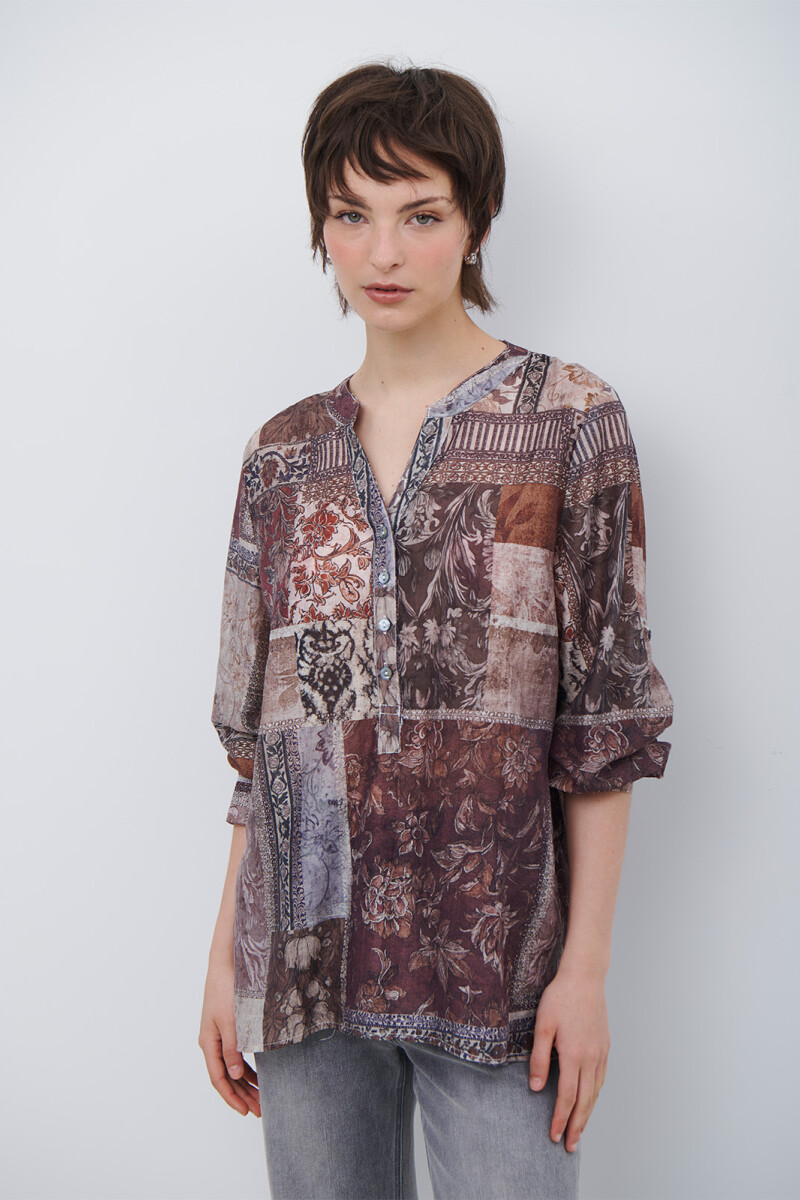 CAMISA JULIA RIMA BEIGE