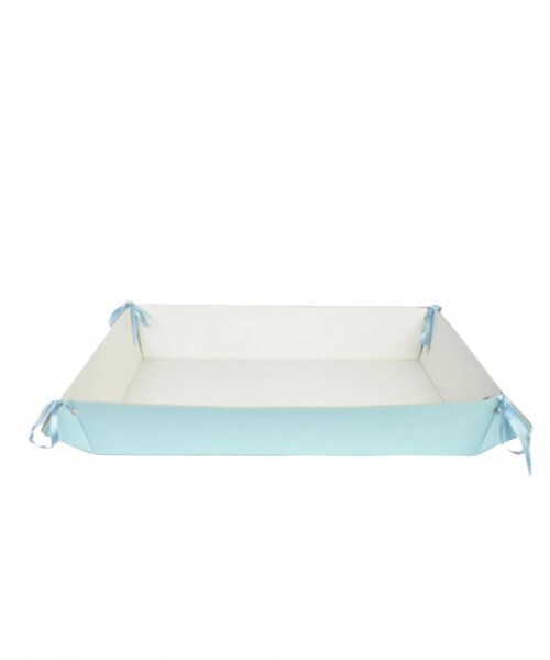 Bandeja baby shower 41x33x8 cm - PERLATO CELESTE Bandeja baby shower 41x33x8 cm - PERLATO CELESTE