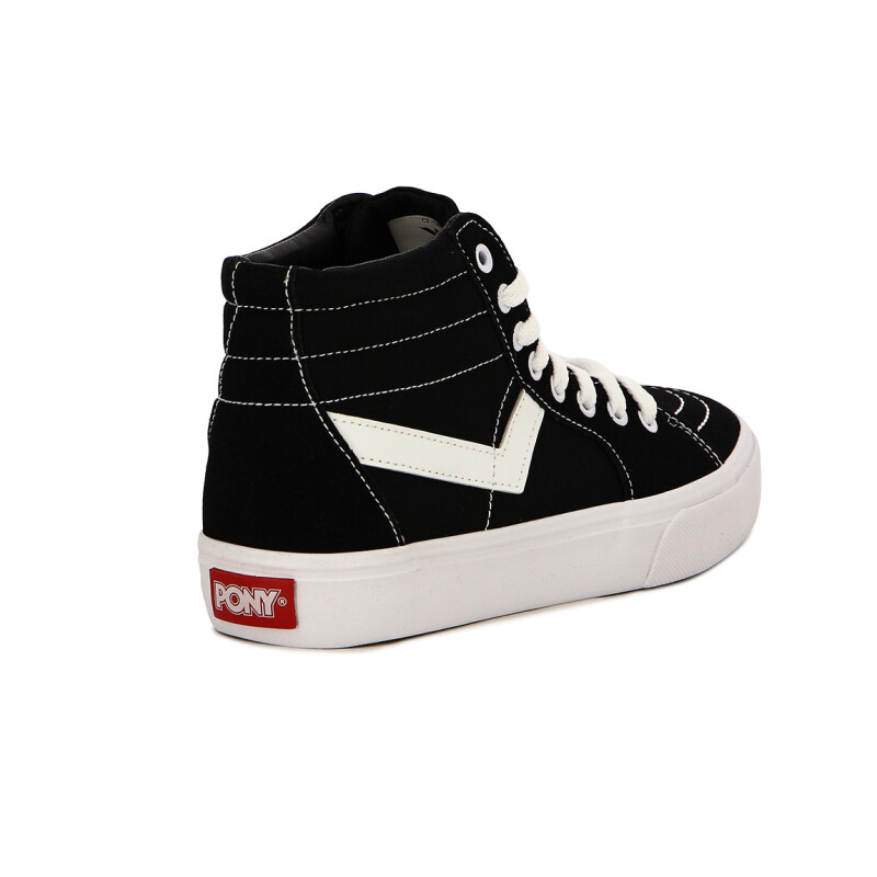 Pony Bota Old School Casual Lona - Negro Negro