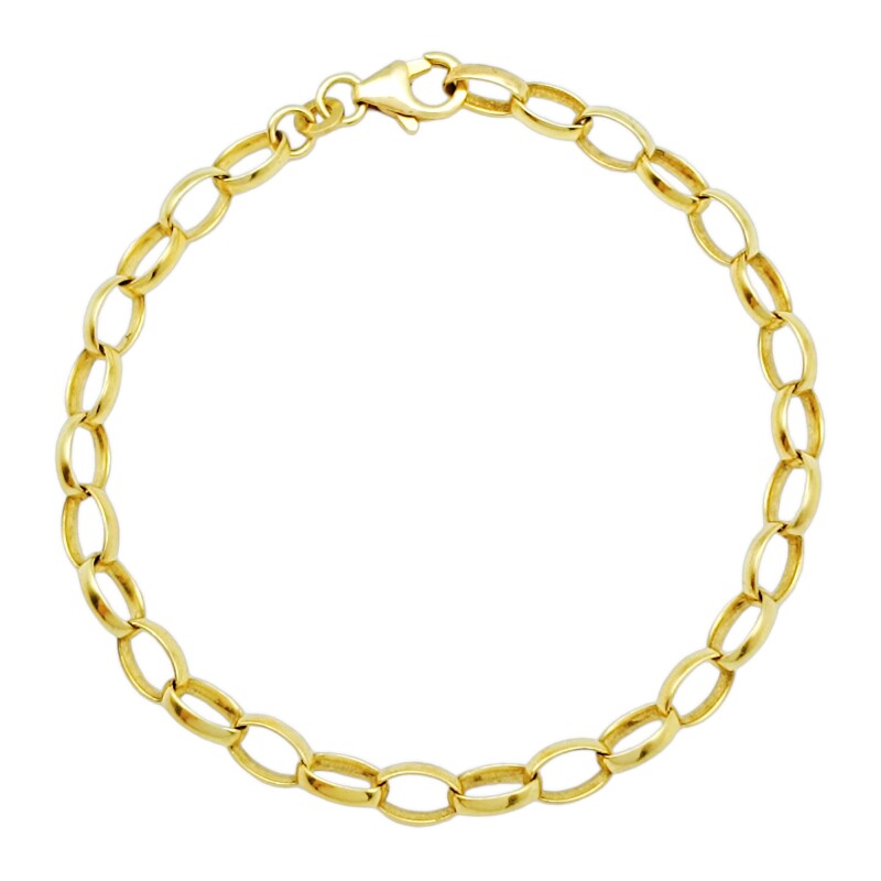 Pulsera Oval-Oro bajo-Sin Piedra-PU8012 sinpiedra