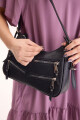 Cartera Seda Negro