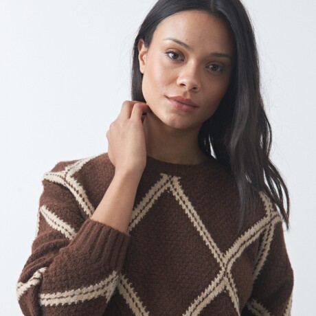 SWEATER LITAS Marrón oscuro