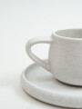 Taza Con Plato Ares Blanco