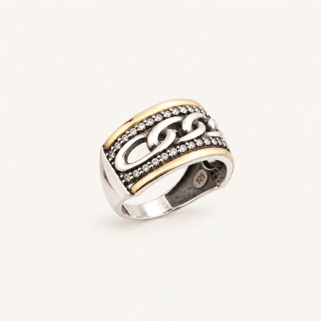 Anillo Lucrezia - Plata y Oro Anillo Lucrezia - Plata y Oro