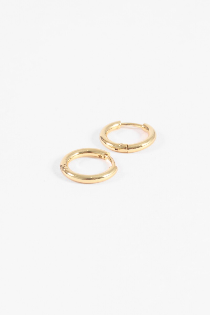 Aros acero extra small dorado