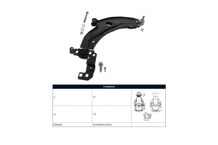 Parilla De Suspension Delantera Fiat Siena/Palio 97-25 Der/Izq Parilla De Suspension Delantera Fiat Siena/Palio 97-25 Der/Izq