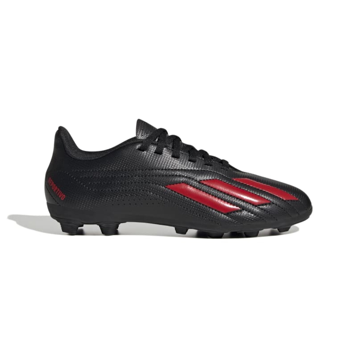 Championes Adidas Fútbol Deportivo II de Niños - HP2512 - Negro-rojo 