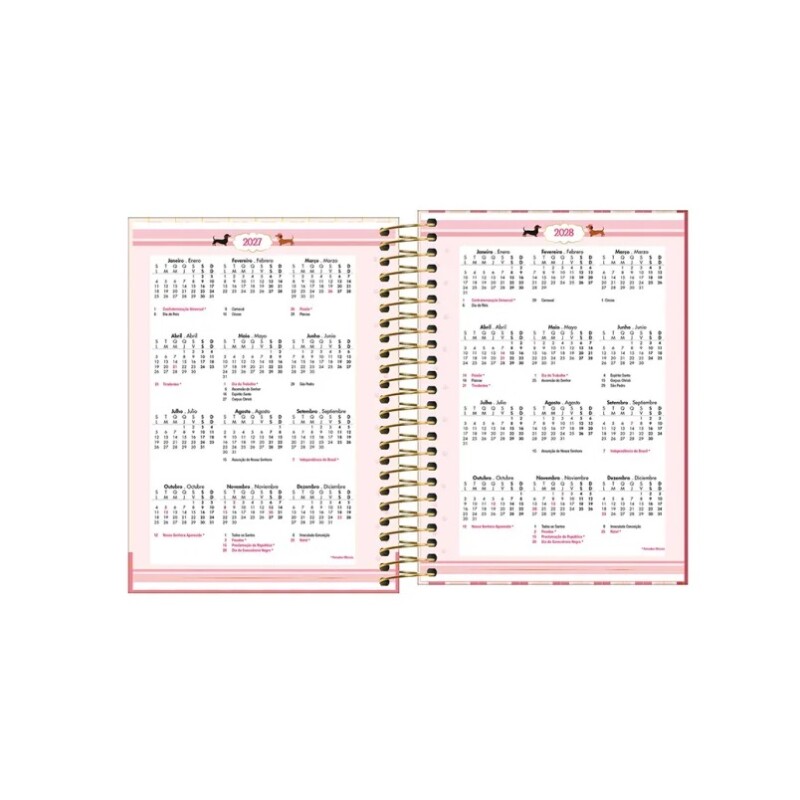 Agenda Tilibra Brownie 2027 Diaria con Espiral AGENDA TILIBRA BROWNIE 2027 DIARIA CON ESPIRAL