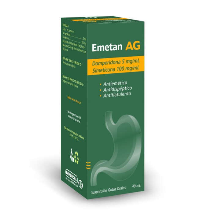 EMETAN AG GOTAS ORALES FR. X 40 ML. única