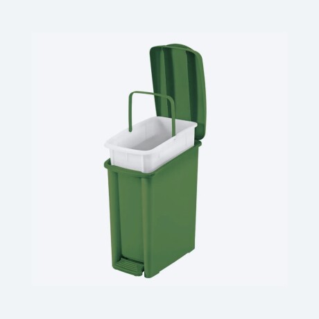Papelera Basurero Con Pedal Rimax - 10 litros Verde
