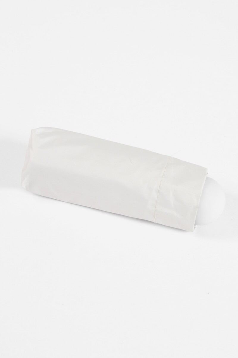 Paraguas liso blanco