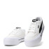 Championes de Mujer Puma Court Classic Vulc Fs Plataforma Blanco - Negro