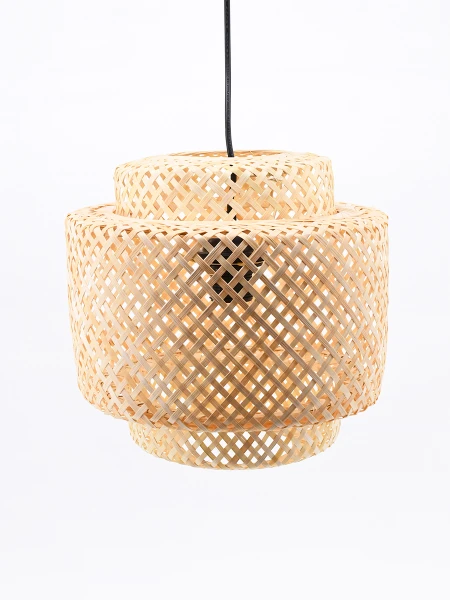 LAMPARA COLGANTE JUTE BEIGE