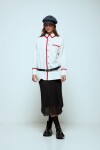 Camisa con puntilla blanco