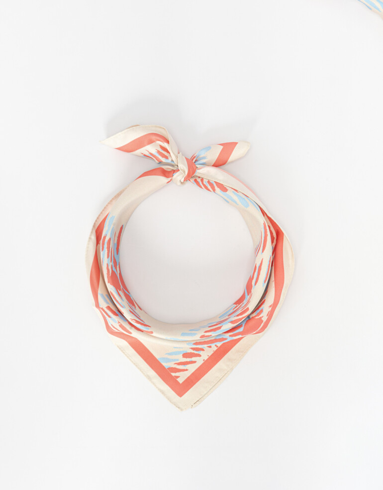 Pañuelos Raso Navidad Pañuelo Estampado - Combinacion Tricolor