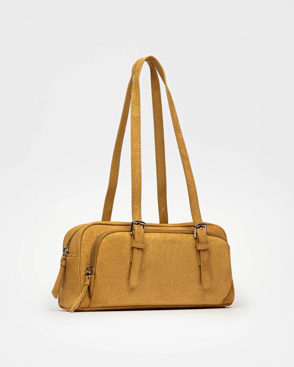 Cartera al hombro Lagoon en efecto gamuza Sand