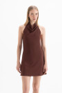 VESTIDO JAZZY Marron