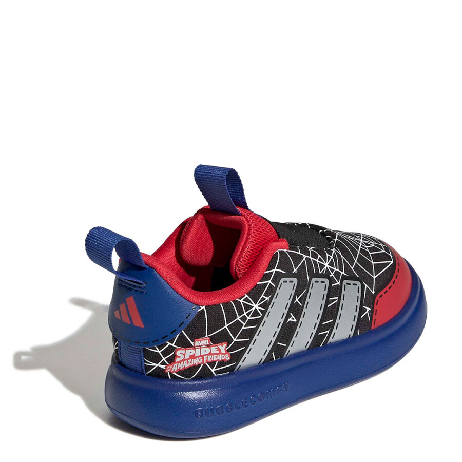 Championes de Niños Adidas Marvel Spider Man Bubble Comic Infantil Negro - Azul
