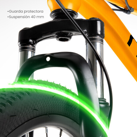 Bicicleta Montaña Bike Ruta R29 Freno Disco Acero Naranja