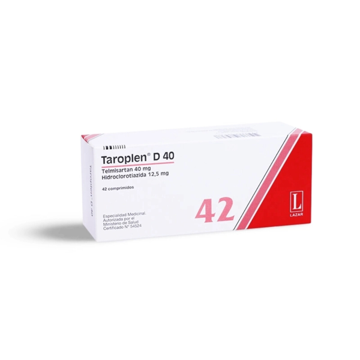 Taroplen D 40mg 42 Comprimidos 