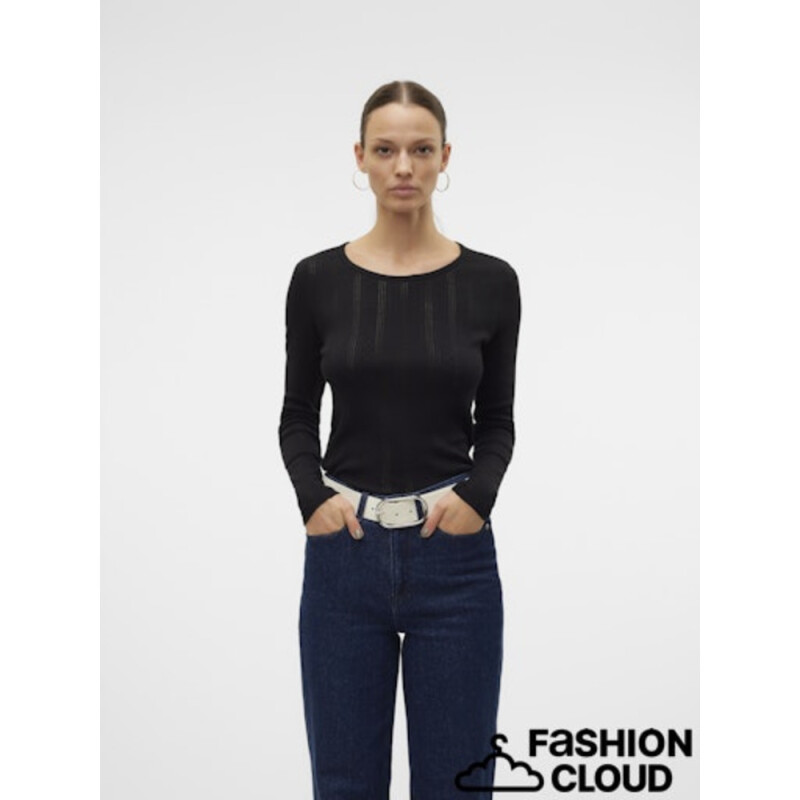 VMLISA POINTELLE LS TOP JRS NOOS BLACK