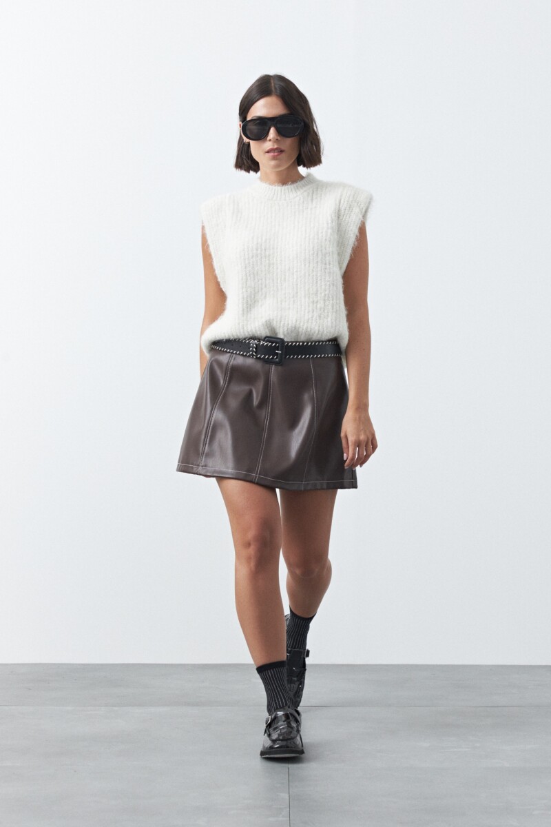 FALDA VIVI - Chocolate 