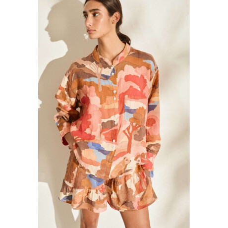 CAMISA REMO PRINT Sol