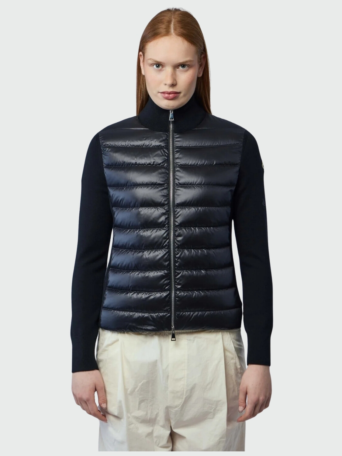 MONCLER - Cárdigan de Punto Negro