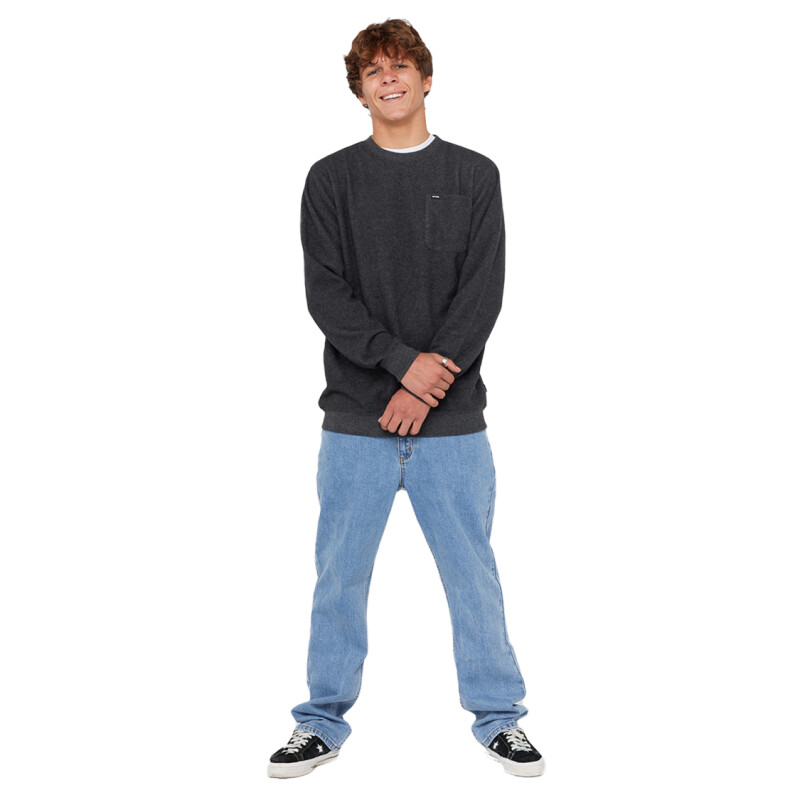 Buzo Rip Curl Grid Crew - Negro Buzo Rip Curl Grid Crew - Negro