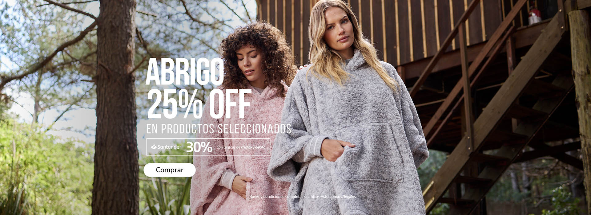 Abrigos 25% OFF
