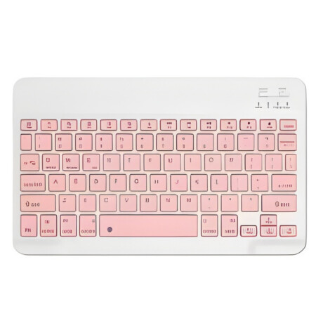 Kit de Teclado y Mouse Inalámbrico Bluetooth Rosa