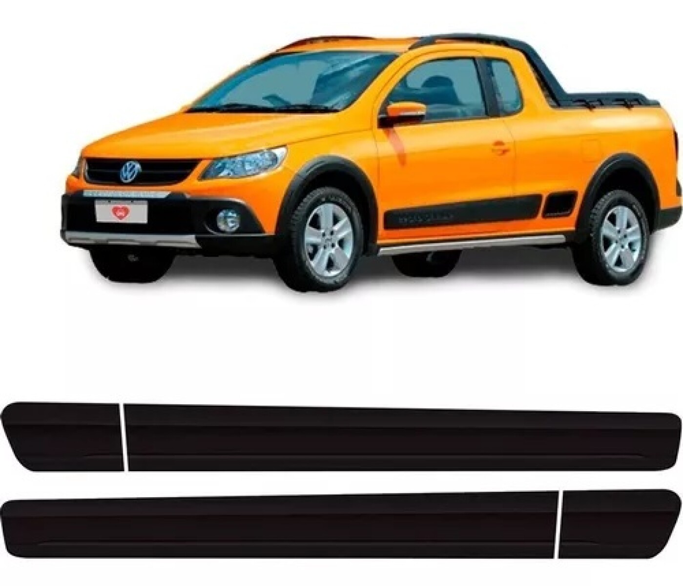 MOLDURA LATERAL IZQUIERDO SAVEIRO 7 CROSS 