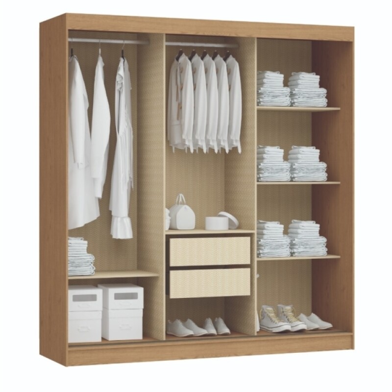 Ropero Puerta Corrediza Lyon New Angelin Titanio Ropero Puerta Corrediza Lyon New Angelin Titanio