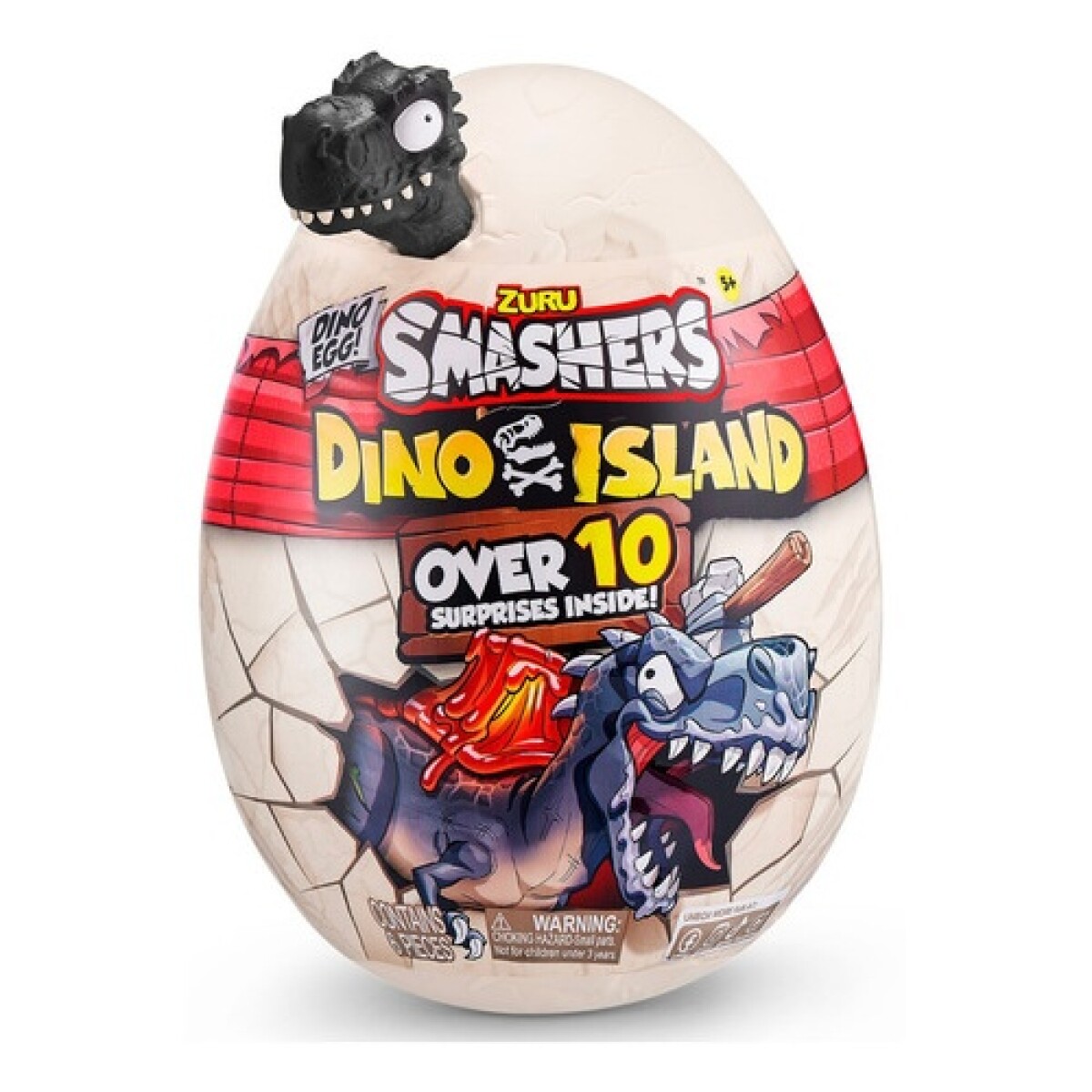 Huevo de dinosaurio Smashers Dino Island +10 sorpresas 